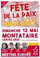 Affiche « Fête de la Paix » - PCF Oise, 12 mai 2019