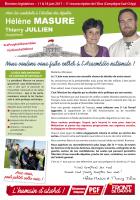 Profession de foi de Hélène Masure et Thierry Jullien - 5e circonscription de l'Oise, 11 juin 2017
