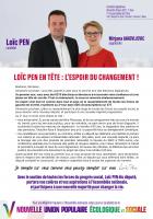 Circulaire du 2nd tour des législatives de Loïc Pen et Mirjana Jakovljevic - 7e circonscription de l'Oise, 19 juin 2022