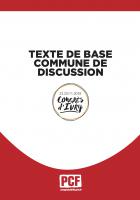 38e congrès du PCF : texte de base commune de discussion