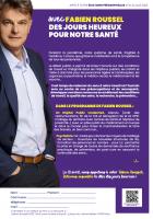 Appel à voter Fabien Roussel, en direction des professionnel·le·s de santé