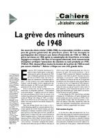 La grève des mineurs de 1948 - Les Cahiers de l'IHS CGT