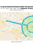 18 mars, Paris - Plan de manifestation Place de la Nation