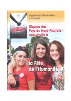 Fête de l'Humanité 2012-Programme de l'espace Pays du Nord-Picardie