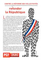 4 PAGES - CONTRE LA RÉFORME DES COLLECTIVITÉS - Refonder la République