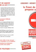 Tract du Front des luttes sur la loi interdisant les licenciements boursiers - mai 2013