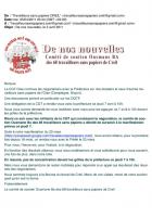 Comité de soutien Ousmane Ba des 68 travailleurs sans papiers de Creil-De nos nouvelles-Négociation CGT Oise-Préfecture - 5 avril 2011