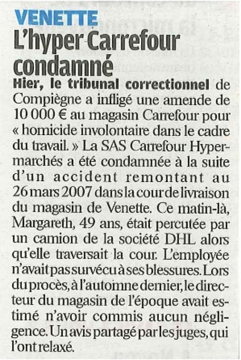 20120125-LeP-Venette-Carrefour condamné pour homicide involontaire