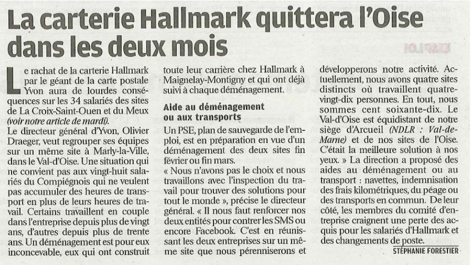 20120126-LeP-Compiègne-Hallmark quittera l'Oise dans deux mois