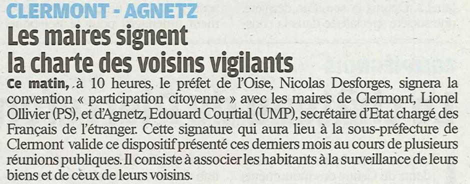 20120309-LeP-Clermont-Agnetz-Les maires UMP et PS signent la charte des voisins vigilants aujourd'hui