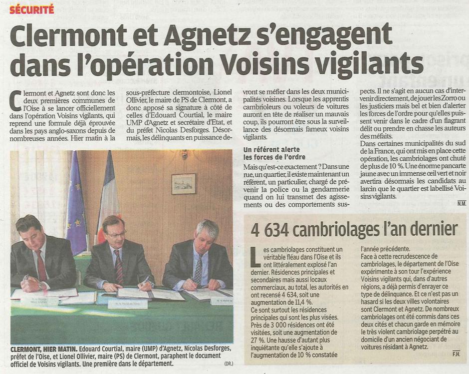 20120310-LeP-Clermont-Agnetz-Les deux villes s'engagent dans l'opération Voisins vigilants, d'autres y pensent