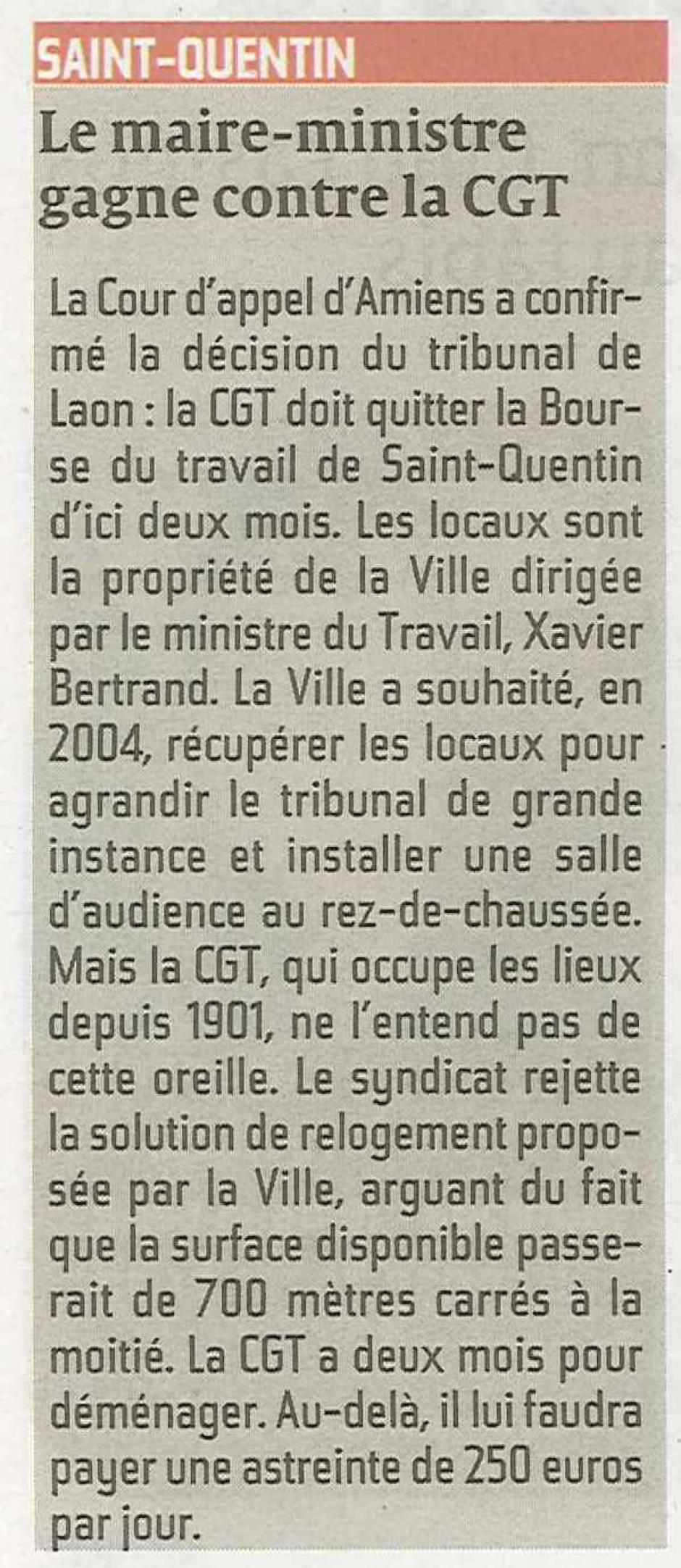 20120316-CP-Saint-Quentin-Bourse du travail : Xavier Bertrand gagne contre la CGT