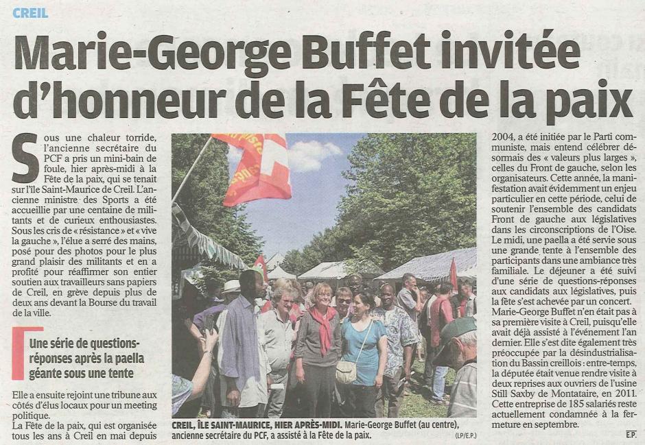 20120528-LeP-Creil-Marie-George Buffet invitée d'honneur à la Fête de la Paix