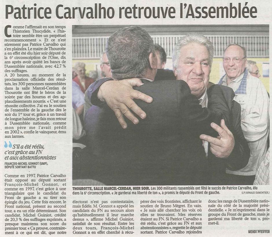 20120618-LeP-6e circo-Patrice Carvalho retrouve l'Assemblée