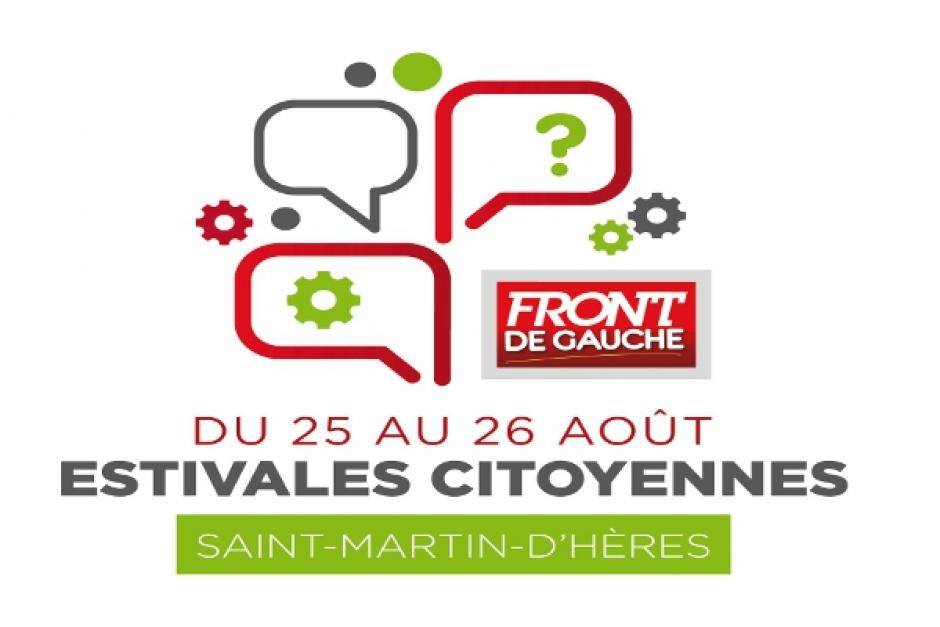 25 et 26 août, Grenoble - Estivales citoyennes du Front de gauche
