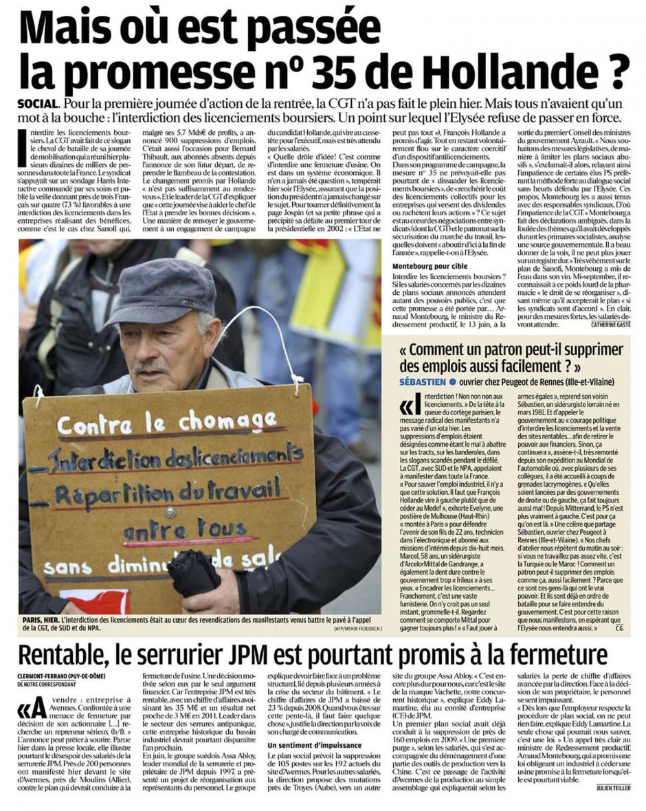 20121010-LeP-Mais où est passée la promesse n° 35 de Hollande ?