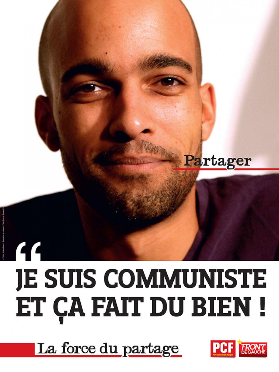 Je suis (un nouveau) communiste et ça fait du bien !-Affiche - Paris, 10 novembre 2012
