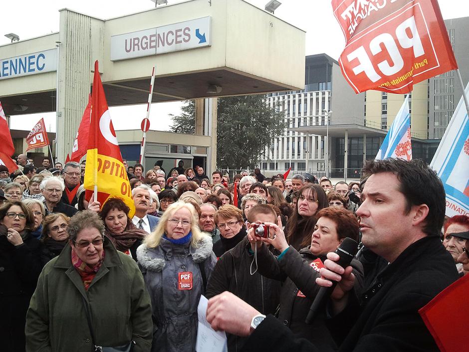 Rassemblement de soutien à Loïc Pen et pour la défense de l'hôpital public-Photos de Thierry - Creil, 3 avril 2013