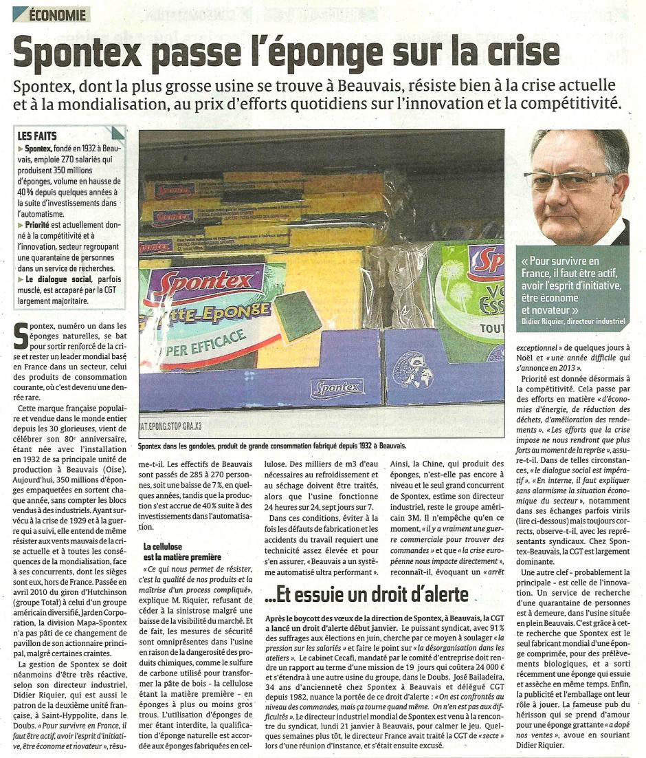 20130208-CP-Beauvais-Spontex passe l'éponge sur la crise