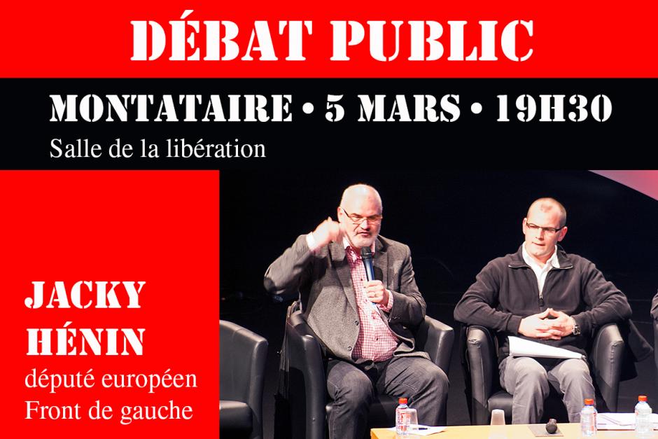 5 mars, Montataire - Réunion publique en présence de Jacky Hénin