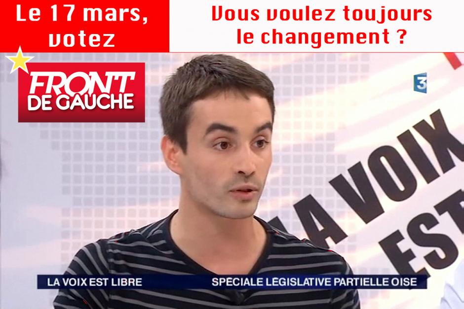France 3 Picardie-La voix est libre-Spéciale Législative partielle-Pierre Ripart, le changement pour de vrai - 9 mars 2013