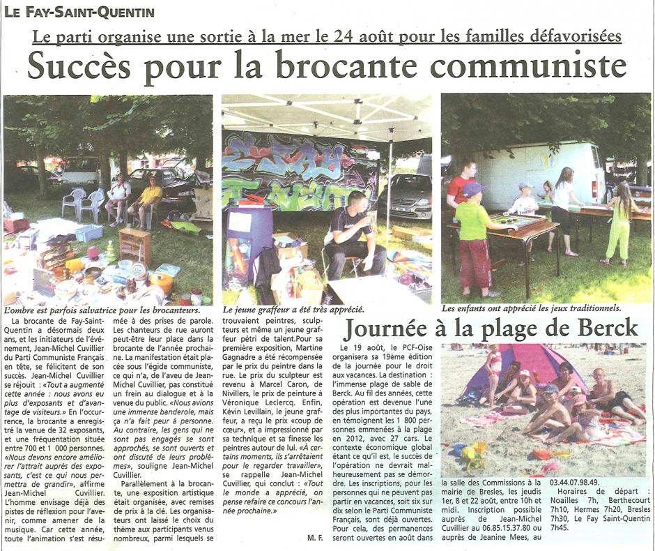 20130731-OH-Le Fay-Saint-Quentin-Succès pour la brocante communiste