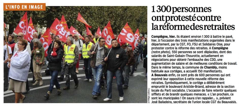 20130911-LeP-Oise-1 300 personnes ont protesté contre la réforme des retraites