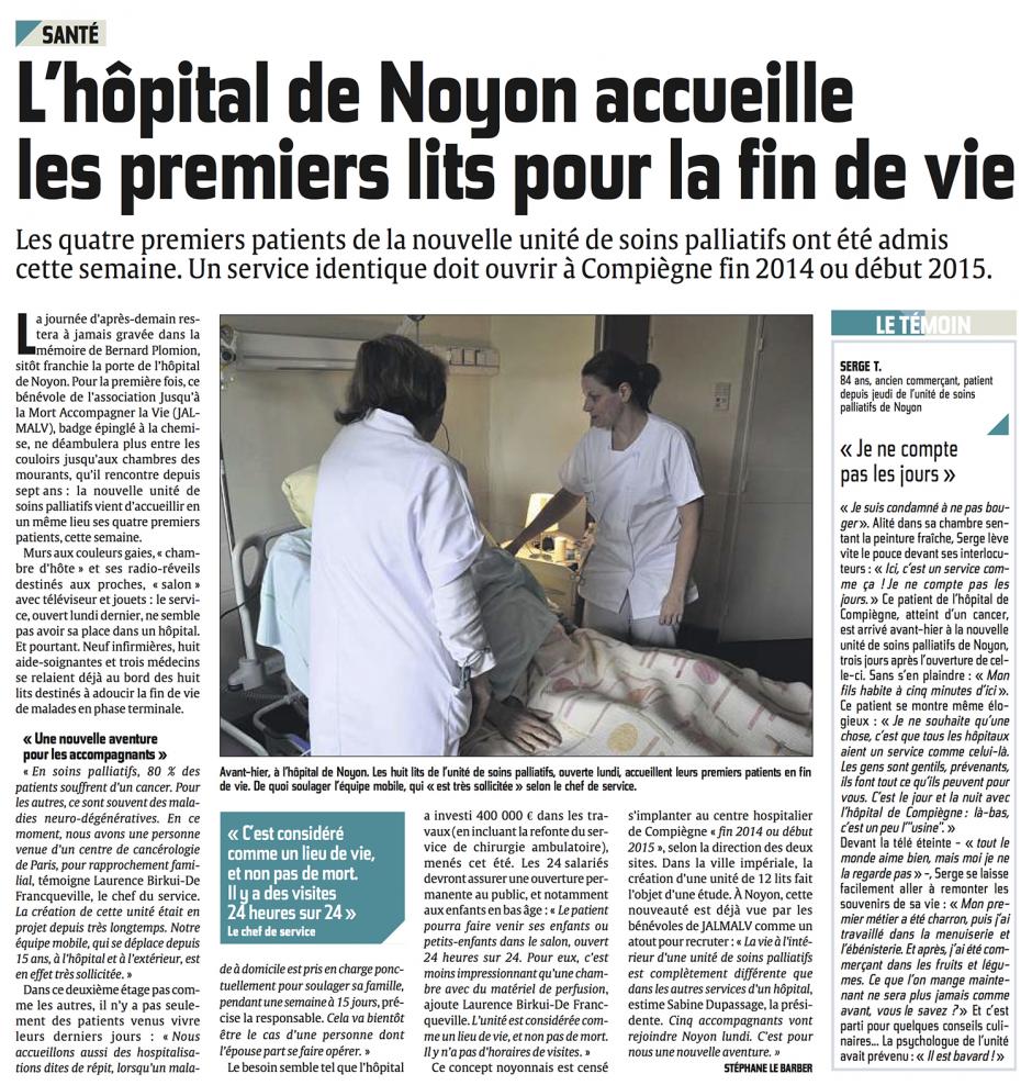 20130914-CP-Noyon-L'hôpital accueille les premiers lits pour la fin de vie
