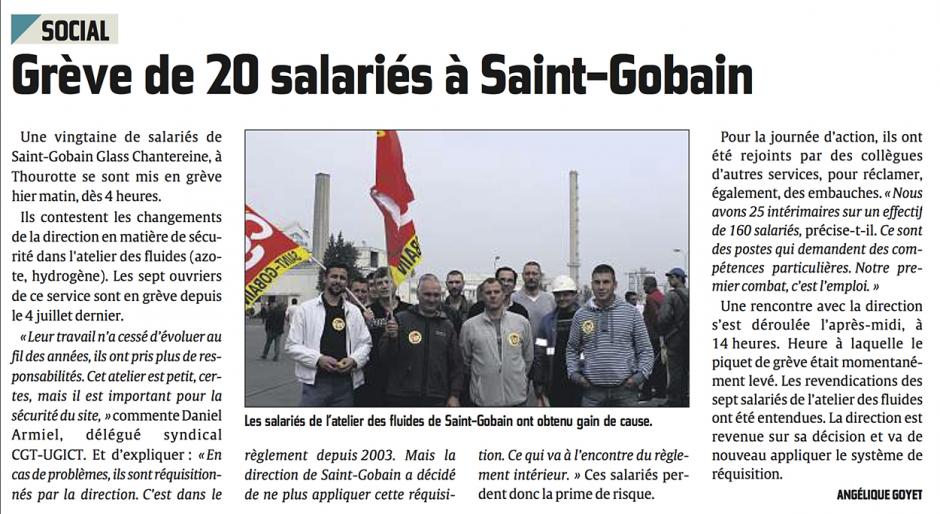 20130927-CP-Thourotte-Grève de 20 salariés à Saint-Gobain
