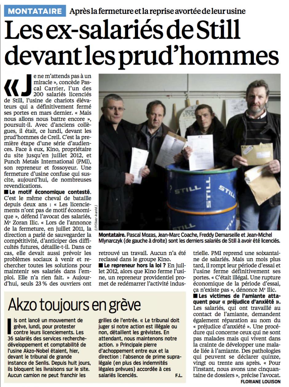 20131002-LeP-Montataire-Les ex-salariés de Still devant les prud'hommes