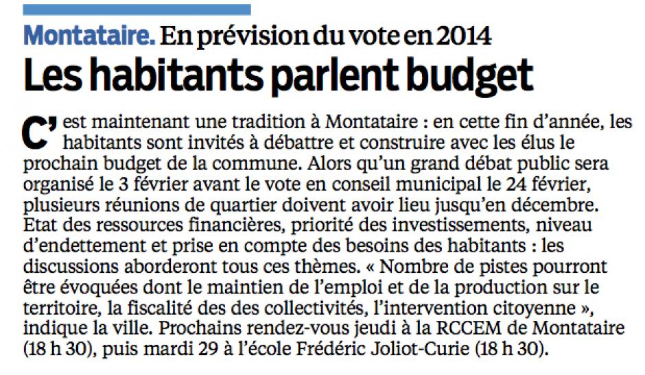 20131021-LeP-Montataire-Les habitants parlent budget