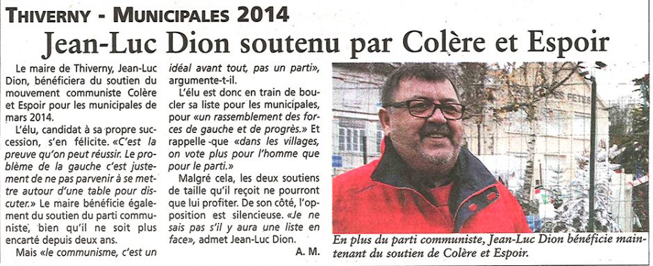 20131030-CP-Thiverny-M2014-Jean-Luc Dion soutenu par Colère et Espoir
