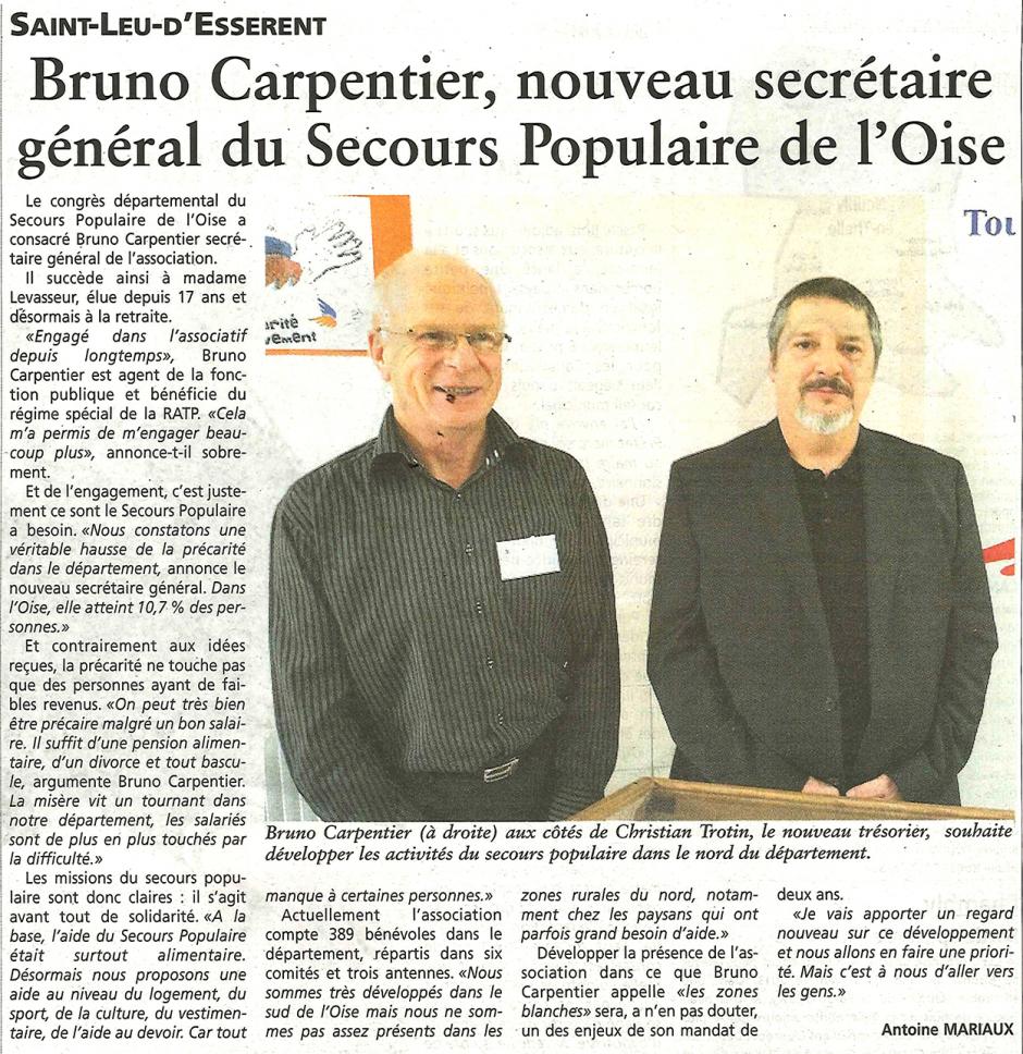 20131113-OH-Oise-Bruno Carpentier, nouveau secrétaire général du Secours Populaire du département