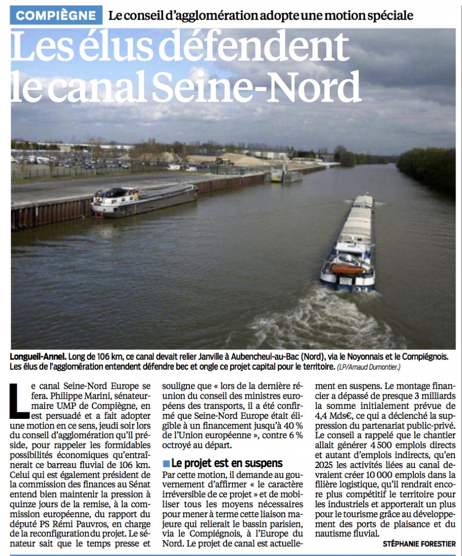 20131116-LeP-Oise-Les élus défendent le canal Seine-Nord