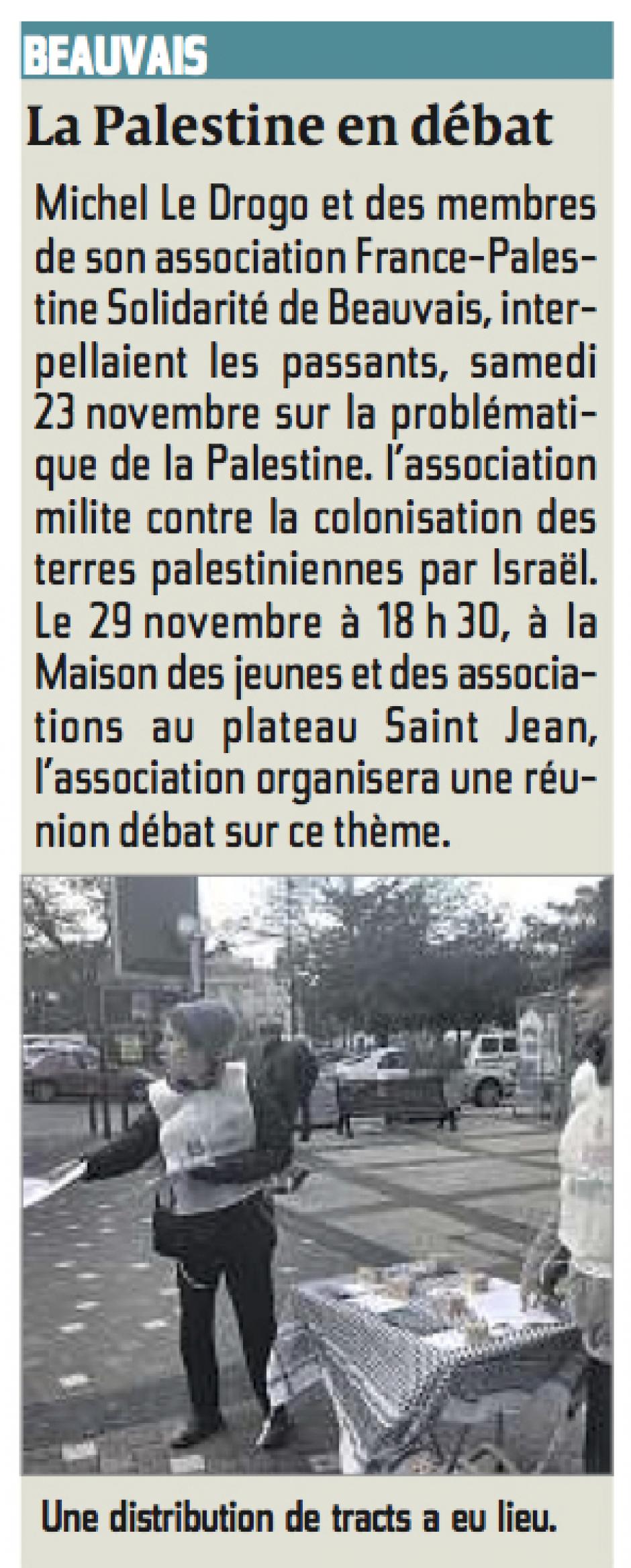 20131126-CP-Beauvais-La Palestine en débat [AFPS]
