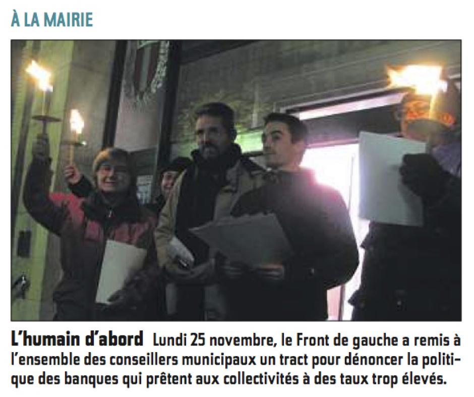 20131127-CP-Beauvais-M2014-« L'humain d'abord » distribue un tract aux conseillers municipaux