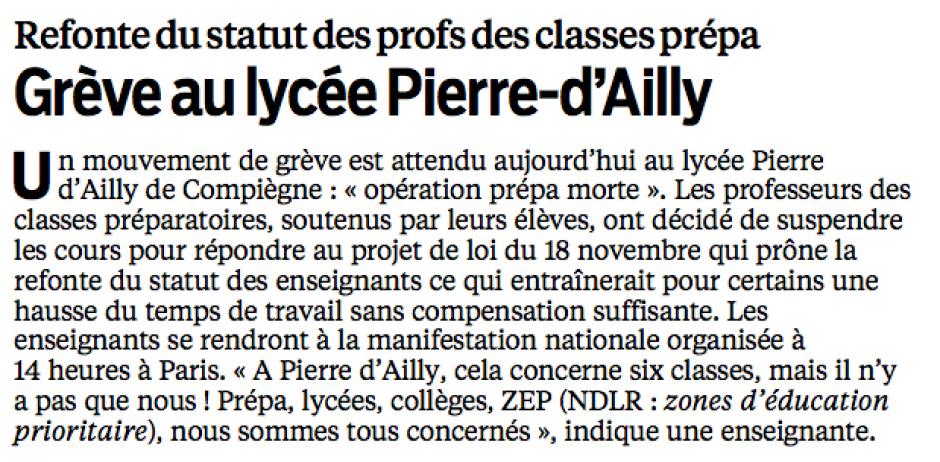 20131209-LeP-Compiègne-Statut des profs de classes prépa : grève au lycée Pierre-d'Ailly