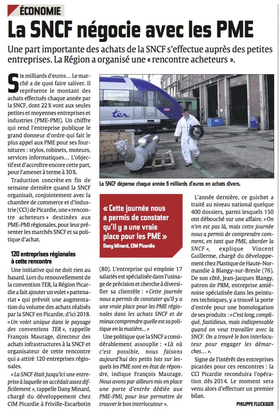 20131211-CP-Picardie-La SNCF négocie avec les PME