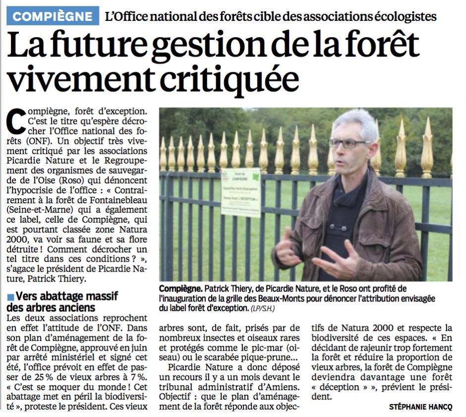 20131216-LeP-Compiègne-La future gestion de la forêt vivement critiquée [ONF]