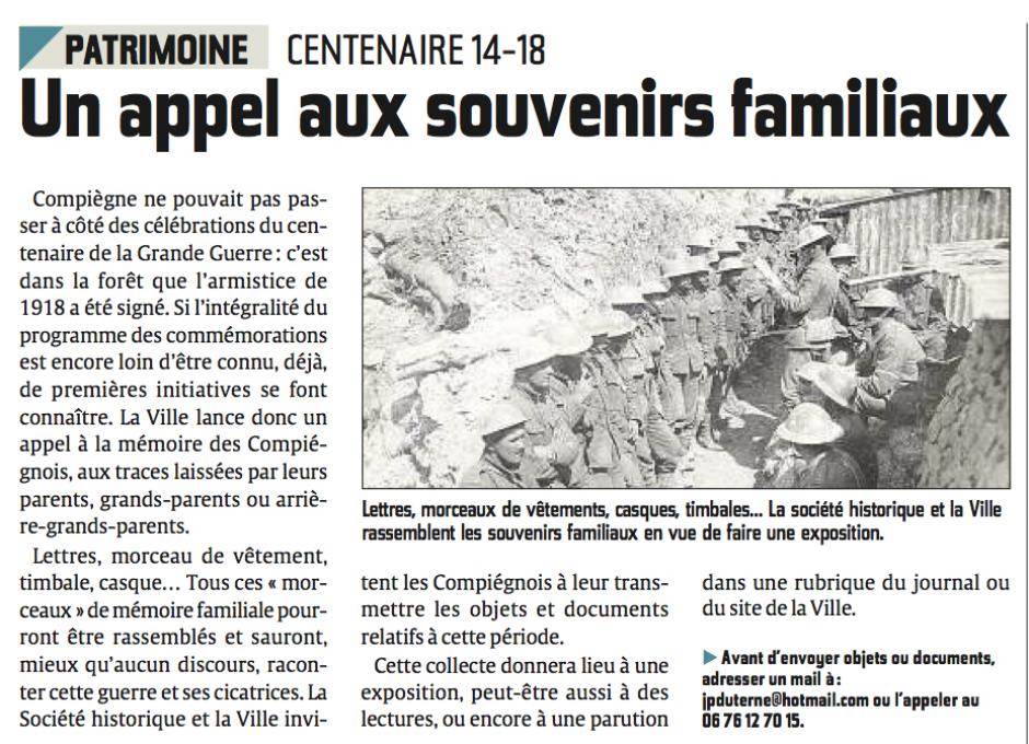 20140104-CP-Compiègne-Centenaire 14-18, un appel aux souvenirs familiaux