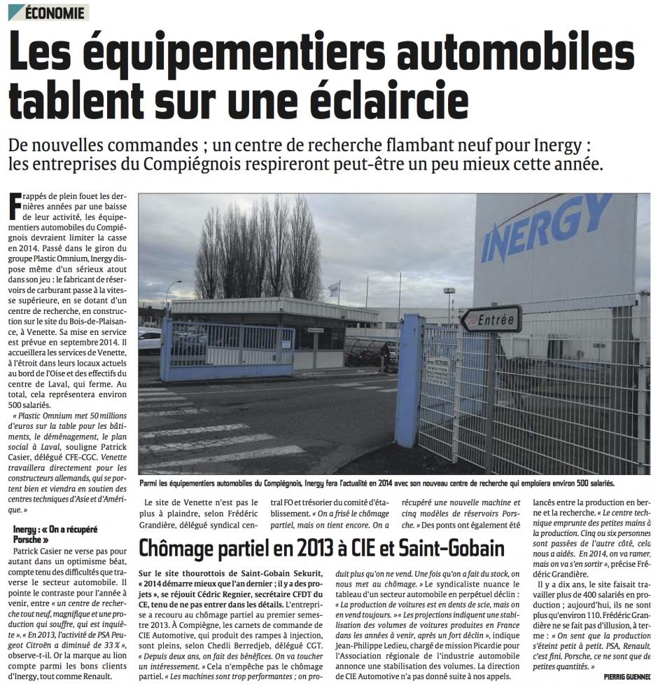 20140108-CP-Compiègnois-Les équipementiers automobiles tablent sur une éclaircie [Inergy, CIE, Saint-Gobain]