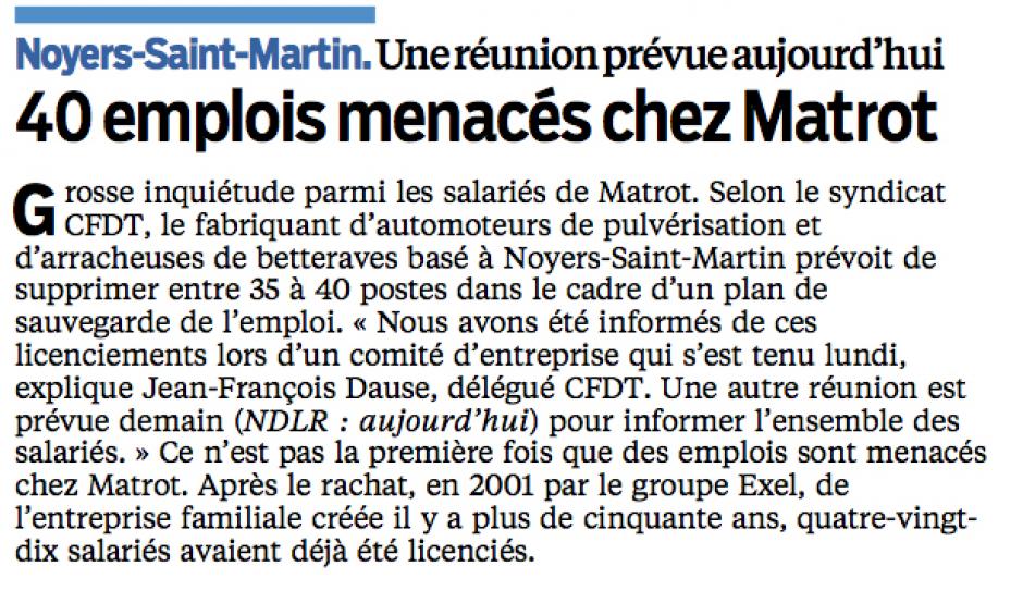 20140109-LeP-Noyers-Saint-Martin-40 emplois menacés chez Matrot