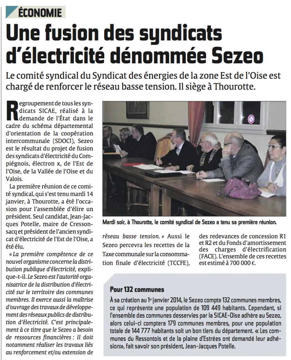 20140117-CP-Oise-Une fusion des syndicats d'électricité dénommée Sezeo