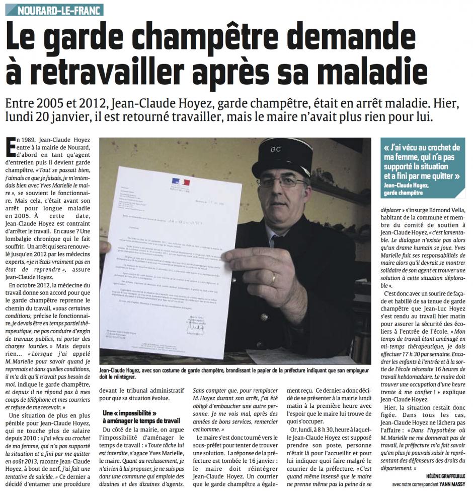 20140121-CP-Nourard-le-Franc-Le garde-champêtre demande à retravailler après sa maladie