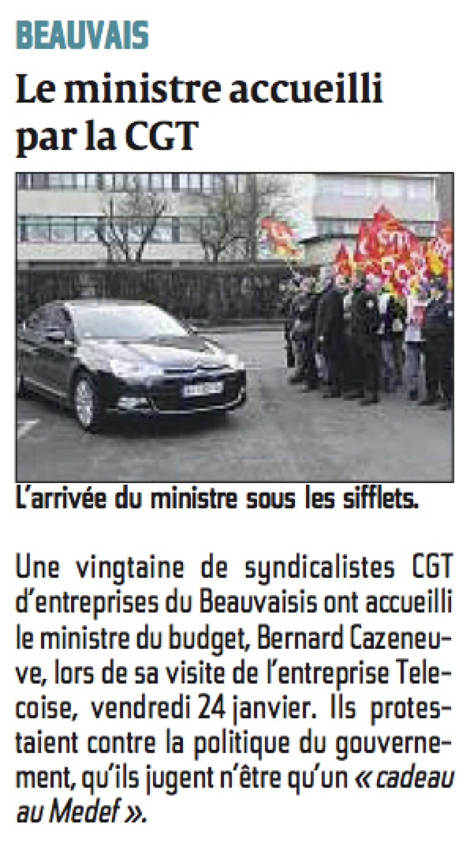 20140125-CP-Beauvais-Le ministre accueilli par la CGT