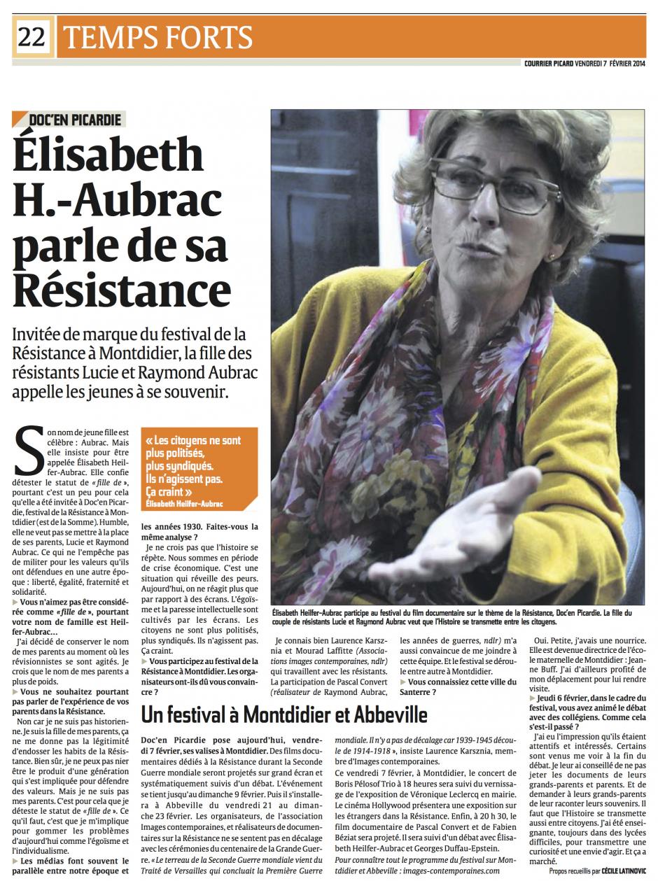 20140207-CP-Montdidier-Élisabeth H.-Aubrac parle de sa Résistance