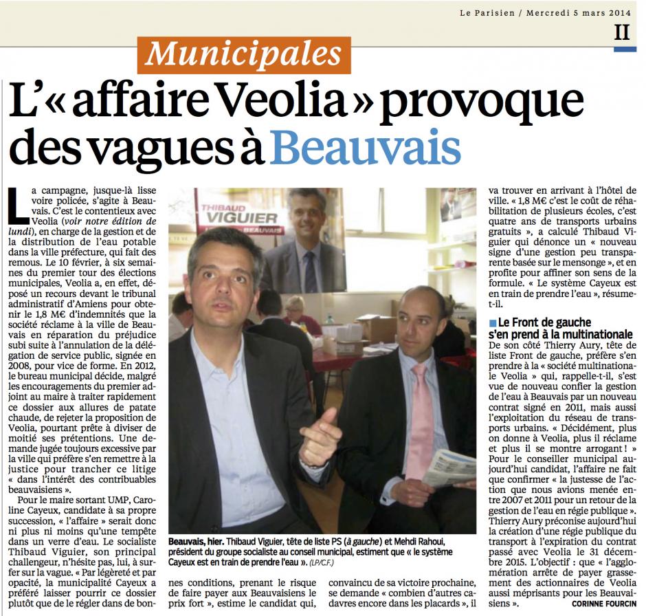 20140305-LeP-Beauvais-M2014-L'« affaire Veolia » provoque des vagues