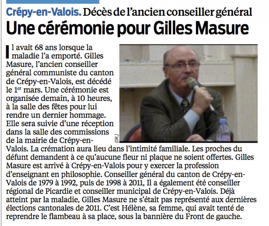 20140306-LeP-Crépy-en-Valois-Une cérémonie pour Gilles Masure