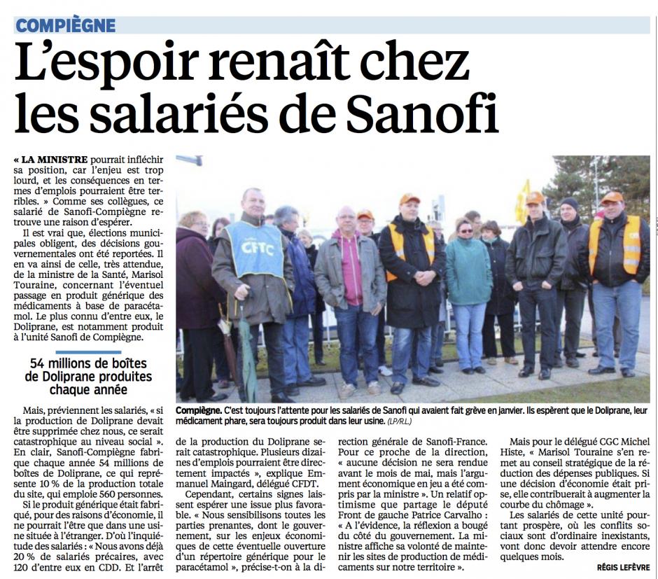 20140320-LeP-Compiègne-L'espoir renaît chez les salariés de Sanofi