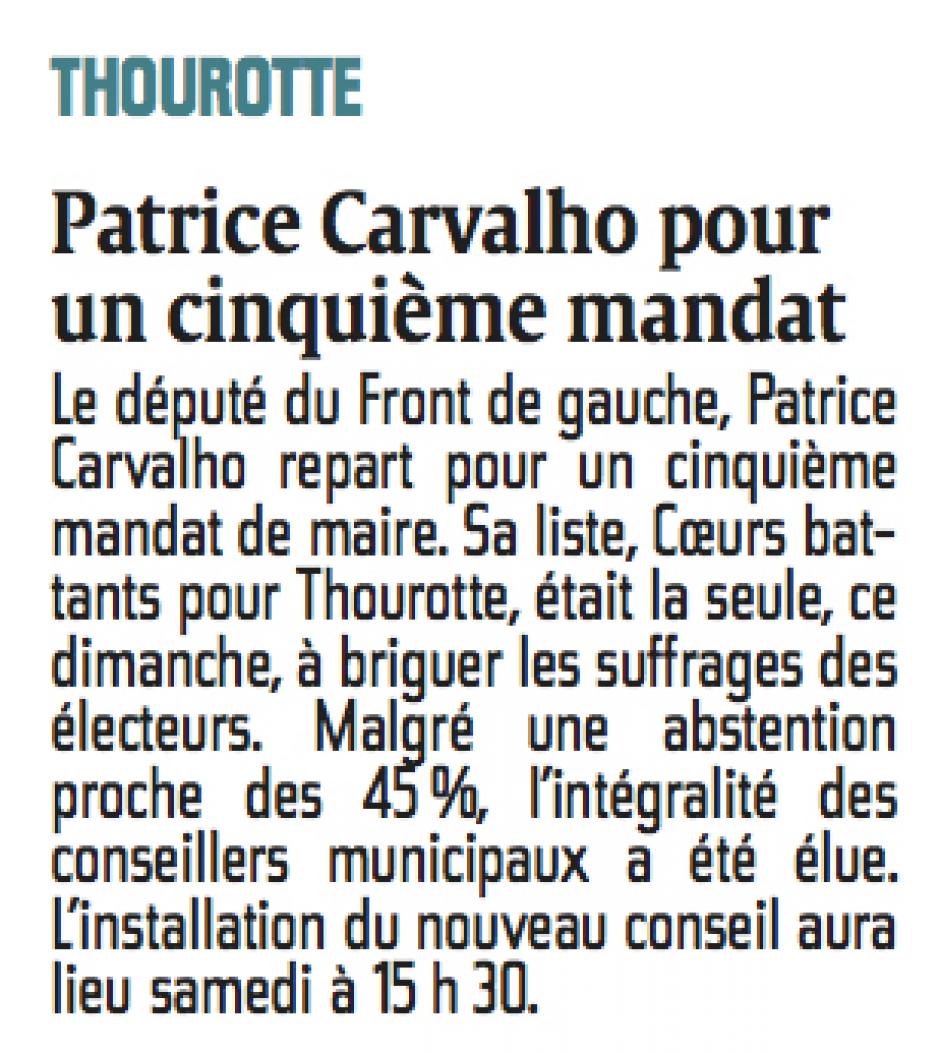 20140325-CP-Thourotte-M2014-Patrice Carvalho pour un cinquième mandat